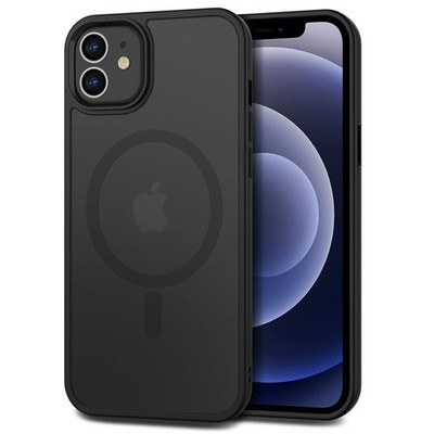 CACOE Magnetic Case for iPhone 12 & 6.1''（iPhone 12/12 Pro ）, Matte Black 