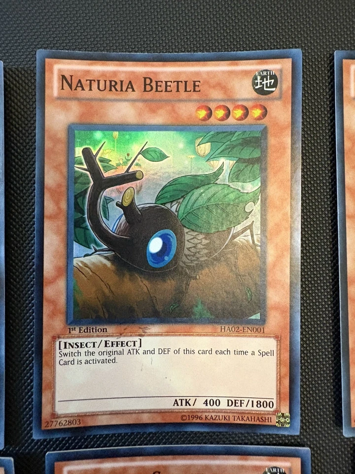 Vintage 1st Edition Holo YU-GI-OH! HA02 HIDDEN ARSENAL 2 x 06 Card Lot - Image 3 of 4