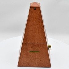 Vintage Seth Thomas Metronome 1968-1979 Model E873-006 With Walnut Case