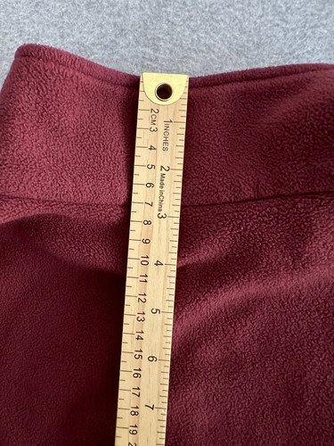 Virginia Tech HOKIES Columbia Fleece Jacket L ZIP Embroidered Logo Orange Pocket - Picture 17 of 17