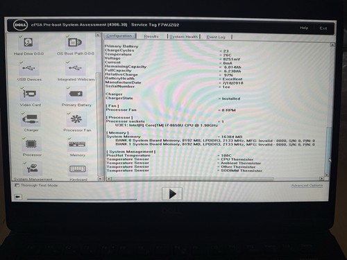 Dell Latitude 7390 13" Laptop i7-8650U 1,9GHz 256GB SSD 16GB RAM Win11 Exc Batt - Zdjęcie 15 z 15