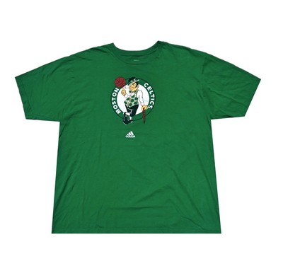 Boston Celtics NBA Basketball Green Adidas T-Shirt Men's Size 2XL