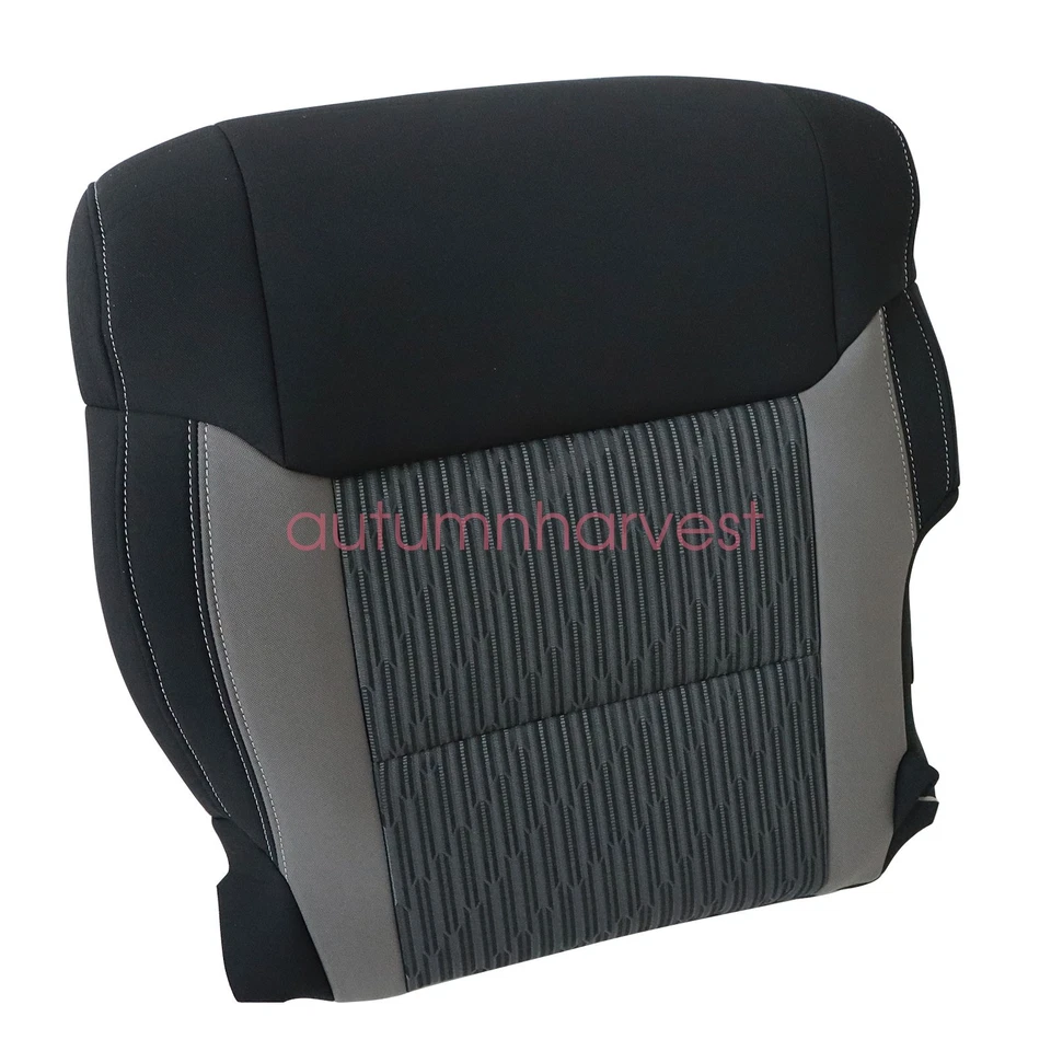 Cubierta de asiento de tela inferior del lado del conductor negra apta para Toyota Tundra 2014 2015 2016 Foto 2 de 4