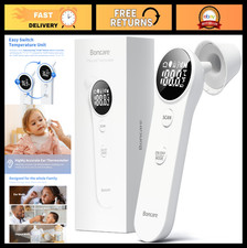 Infrared Ear  Forehead Thermometer for Adults  Kids - 2X Accuracy, 1 Sec Read,