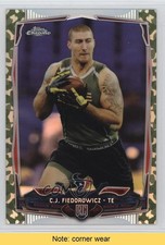 2014 Topps Chrome STS Camo Refractor 31/499 CJ Fiedorowicz #131 READ 0a1
