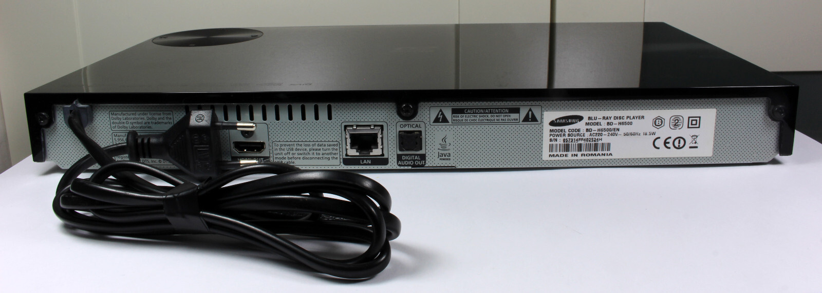 Samsung BDH6500 / 3D BluRay Disc Player + Filmpaket eBay