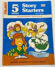 Vintage Milliken Teacher’s Guide 5th Grade Story Starters 1981 Paperback