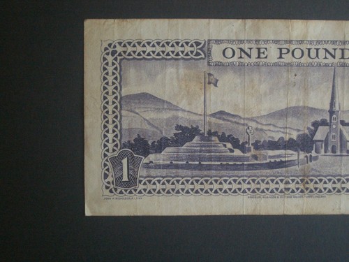 ** Billete coleccionable Isla de Man £1 'B' Stallard 1969** - Imagen 6 de 6