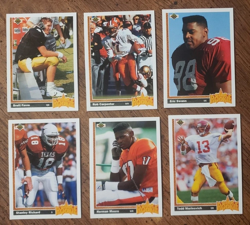 1991 UPPER DECK FOOTBALL YOU PICK NMMT #1 - #200 ****FREESHIPPING**** - Image 3 of 4
