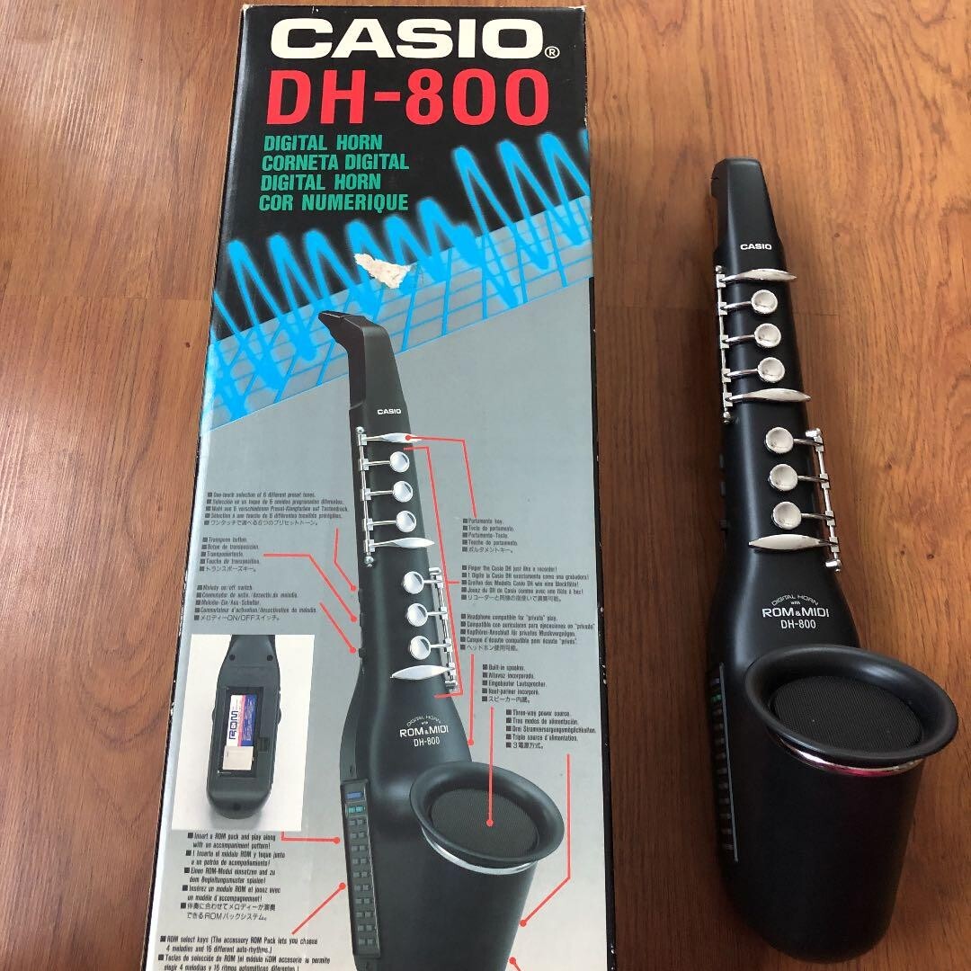 CASIO(カシオ) デジタルホーン DH-800（動作品） Casio DH-800 Digital Horn Saxophone Used with Box | eBay