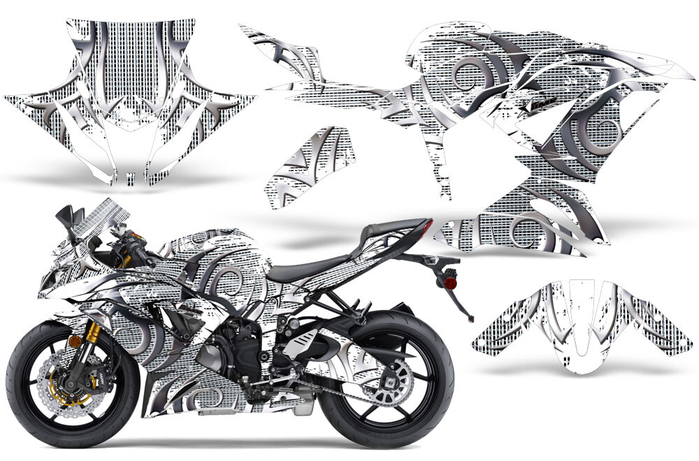 Street Bike Graphic Stickers Decals For Kawasaki Ninja ZX6R