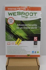 WEBROOT Secure Anywhere Advanced Security for an Online World Mac  Win Open Box