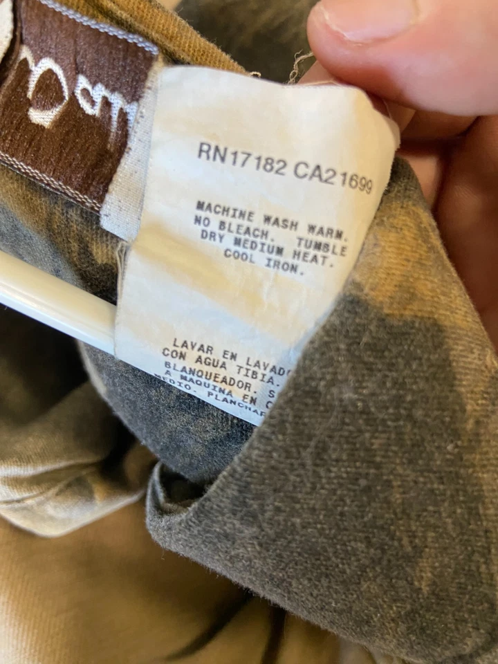 Walls Camouflage Hunting Shirt Jacket Size Large Regular 50% Cotton 50% Polyeste - Image 3 of 4