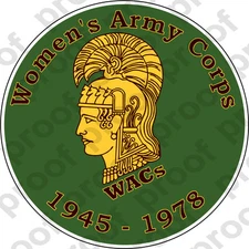 STICKER US ARMY VET WOMEN'S ARMY CORPS WACs