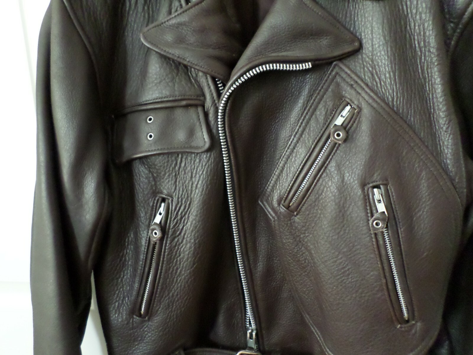 RARE Vintage IRON HORSE Leather Motorcycle Jacket Men… Gem