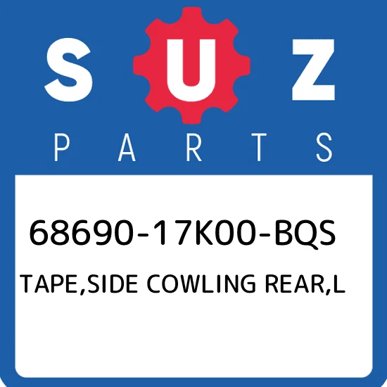.TAPE, SIDE COWLING REAR LH (WHITE/GRAY)