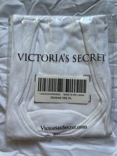 Victoria  s Secret Vintage White NEW Tank Top Size XL Skinny Tank Tee Strap