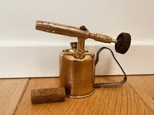 Vintage Brass Blow Torch SIEVERT, Type 207, Collectible, Sweden, Pre-1939