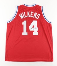 Lenny Wilkens Signed Hawks Jersey (JSA COA) St. Louis Point Guard 1960–1968