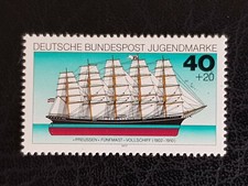 BRD Briefmarken-Set „Jugend: Schiffe“ 1977 – Postfrisch ** MNH, Komplett 4 Werte (Nr. 929-932)