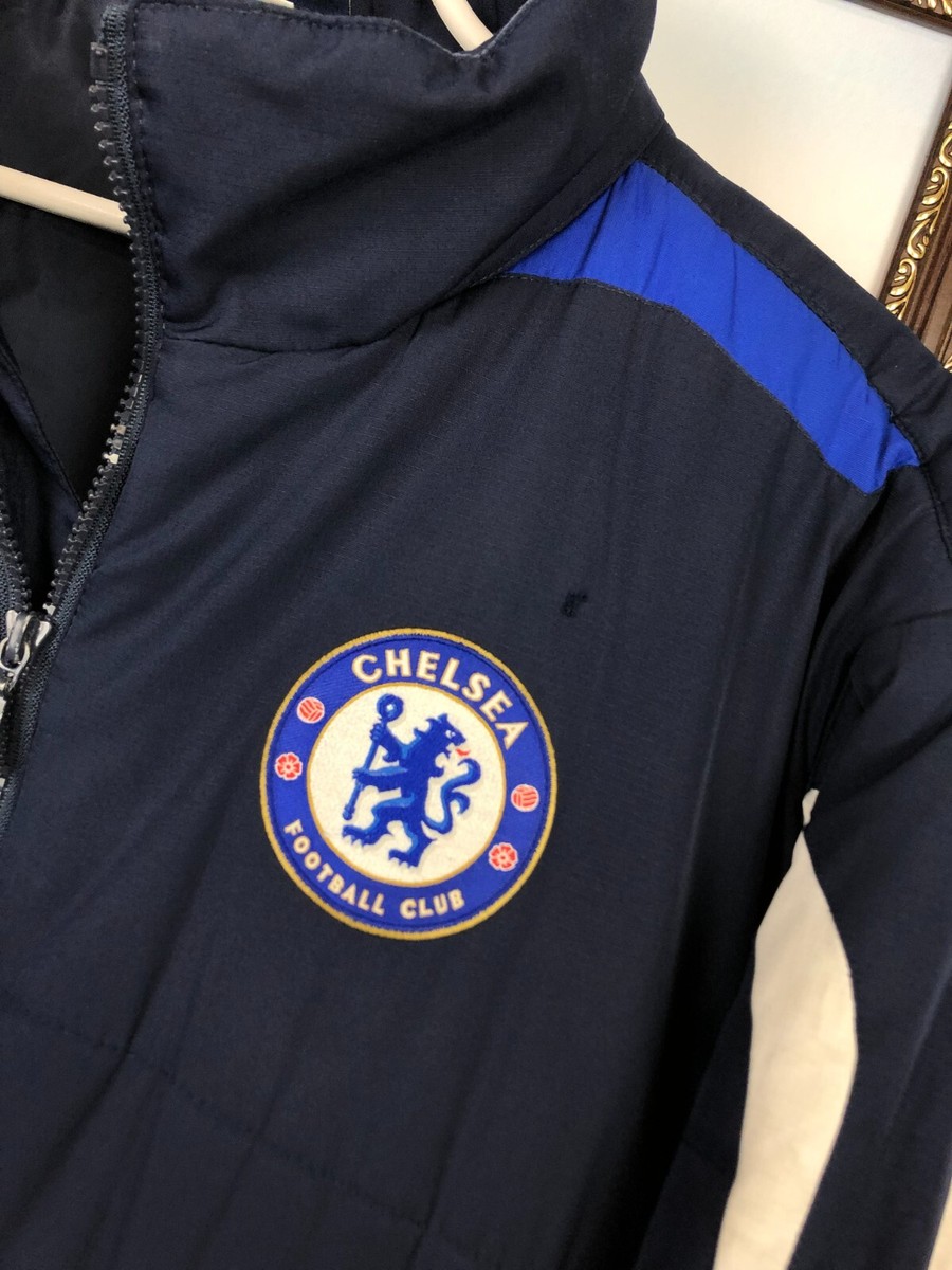 Vintage Umbro Chelsea Football Jacket Soccer Bomber Blue