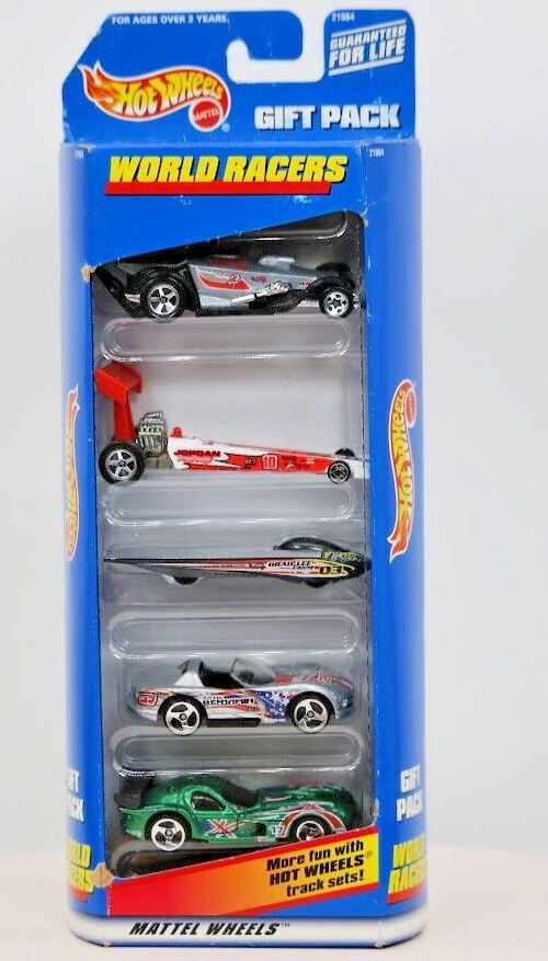 Hot Wheels 5 Car Gift Pack World Racers 21084 Viper Solar Eagle Panoz Drag #D-40