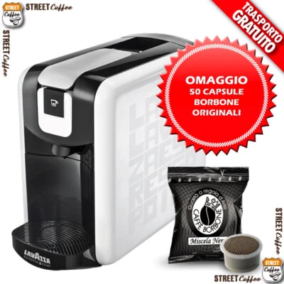Macchina Caffè Capsule Cialde Lavazza Espresso Point Ep Mini + 50 caps BORBONE