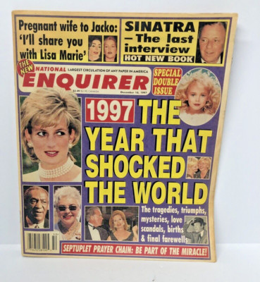 December 16 1997 NATIONAL ENQUIRER magazine  Princess Dianna PRESLEY Cosby More