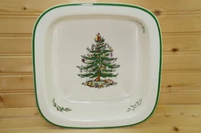 Spode Christmas Tree Square Baker, 10"