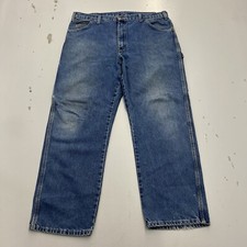 Vintage Dickies Carpenter Pants Mens Size 38x30 Blue Jeans Baggy Workwear