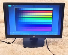 HP V193 Desktop Monitor 18.5" Black With VGA &Power Cable, Works