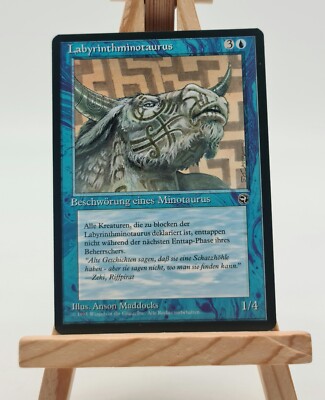 Labyrinthminotaurus (M.2) Heimatländer Magic Karte DE (Labyrinth Minotaur (M.2)