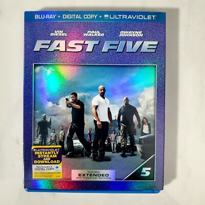 Fast Five - Blu-Ray - Vin Diesel - Dwayne Johnson - Paul Walker