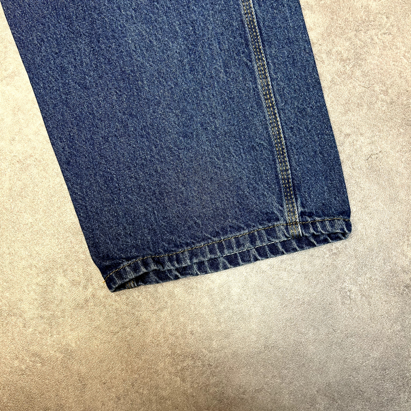 RK Brand Carpenter Jeans Mens 34” Baggy Fit Denim Workwear Pants, Blue image 8