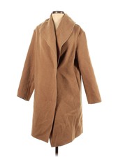 Club Monaco Women Brown Wool Coat Xs
