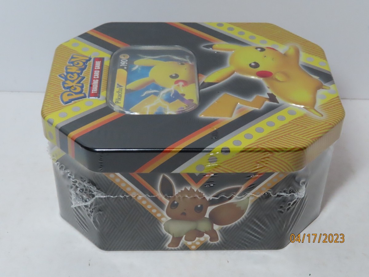 2021 Pokemon TCG: Pikachu V Powers Factory Sealed Tin w/ wrong promo / error | eBay 2021 Pokemon TCG: Pikachu V Powers Factory Sealed Tin w/ wrong promo / error | eBay