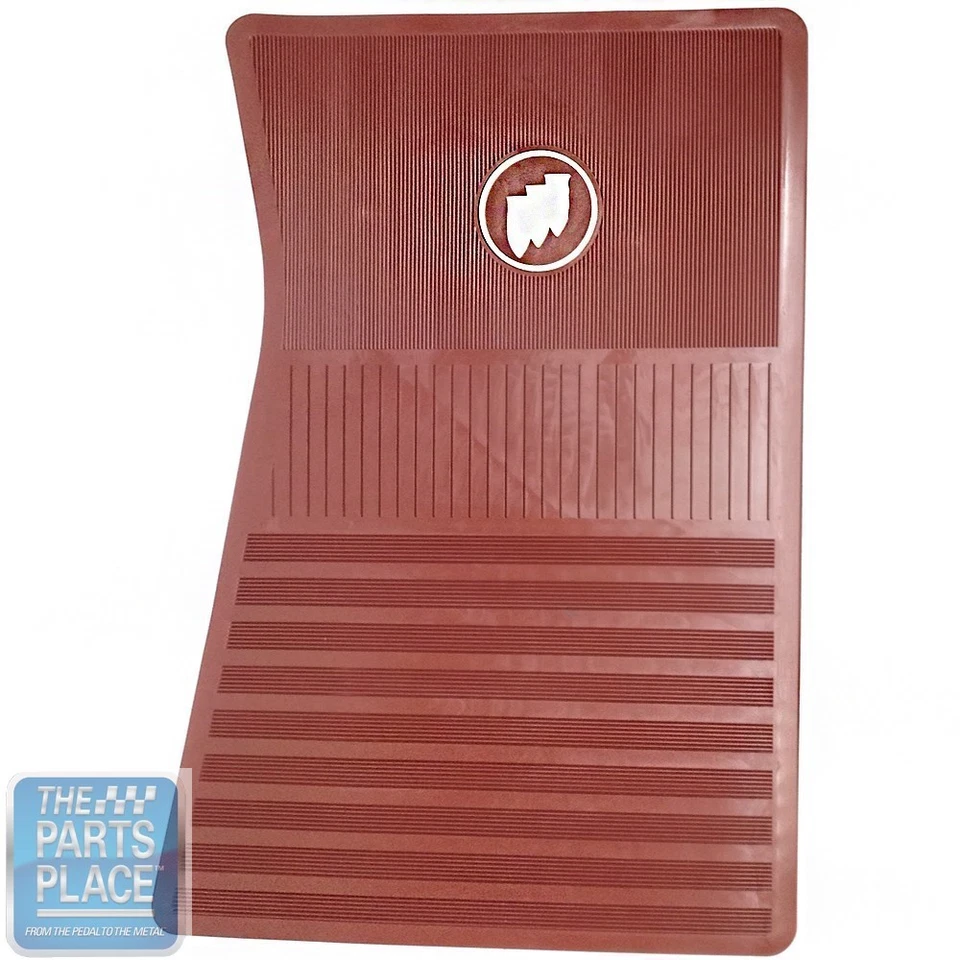 61-75 Buick Skylark / GS / Wildcat / Electra - 4 Rubber Floor Mats Set - Red - Image 3 of 4