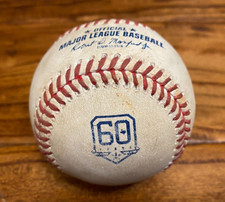 Gio Urshela Twins Game Used SINGLE Baseball 8/25/2022 vs Astros 60 Logo Hit #497