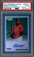 ARODYS VIZCAINO ROOKIE 2010 Bowman Chrome Blue Refractor Graded PSA 9 MINT
