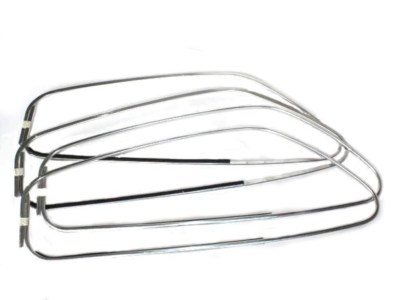 Satz Türfensterrahmen Fiat 500 F L R set door window frames with gaskets
