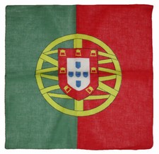 22"x22" Portugal Country 100 Cotton Bandana