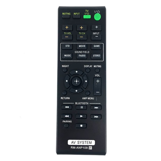 New Remote Control RM-ANP109 For SONY Audio/Video Receiver HT-CT260H SA-WCT260H | eBay