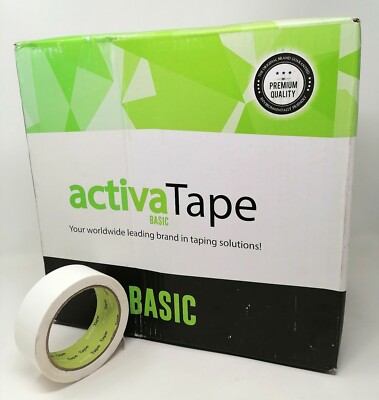Activa tape 48 Rollen  Klebeband  38 mm X 66 M    Restposten  Weiss durchsichtig