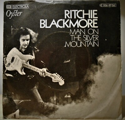 Ritchie Blackmore - Man On The Silver Mountain - Original Single 1975 - rare  DE