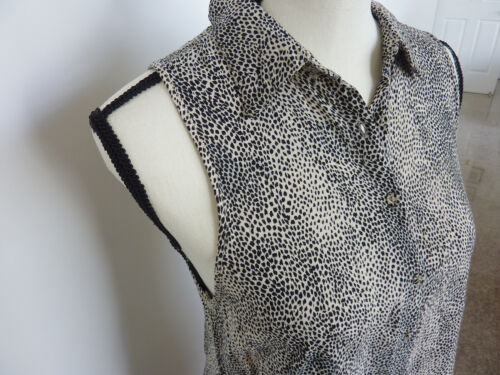 COTTON ON Sleeveless Dress Sarong Resort Luau Vacation Dress Black/White Size L - Picture 2 of 13