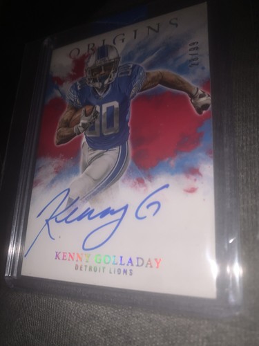 2017 Panini Origins KENNY GOLLADAY Red Rookie ON CARD AUTO SP D TO 