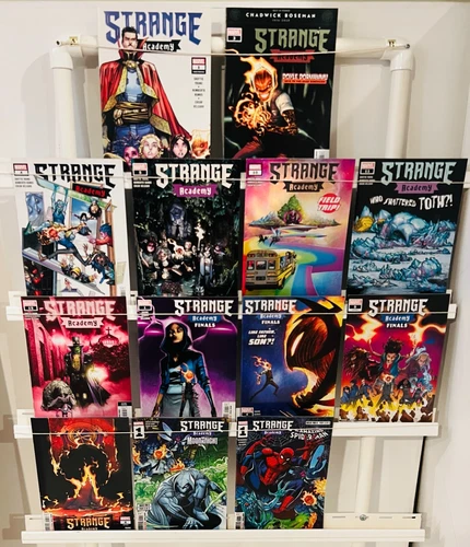 LOT OF 13 STRANGE ACADEMY #1-15 / FINALS #1-6 RUNS + 1 SHOTS  SKOTTIE YOUNG 2020