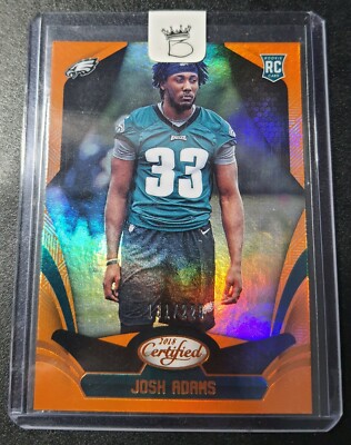 Josh Adams - Certified Football 2018 - Philadelphia Eagles - 131/225 - RC