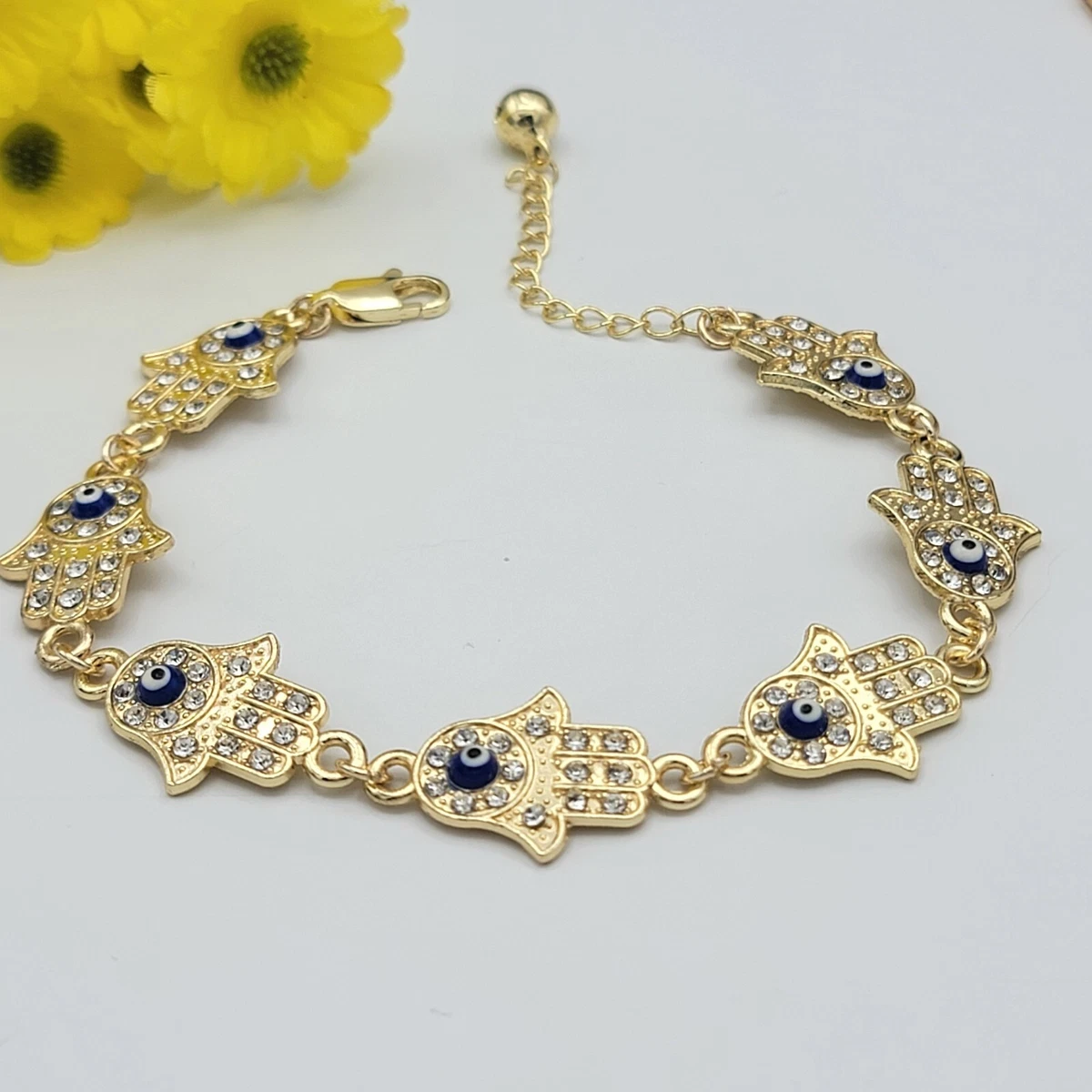 Wholesale Jewelry Lot 3 pcs. 14K Gold Plated Hamsa Hand. Fatima