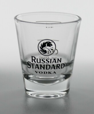 Russian Standard Vodka Shotglas 2 cl und 4 cl Schnapsglas, Stamper Neu Bar 8300 
